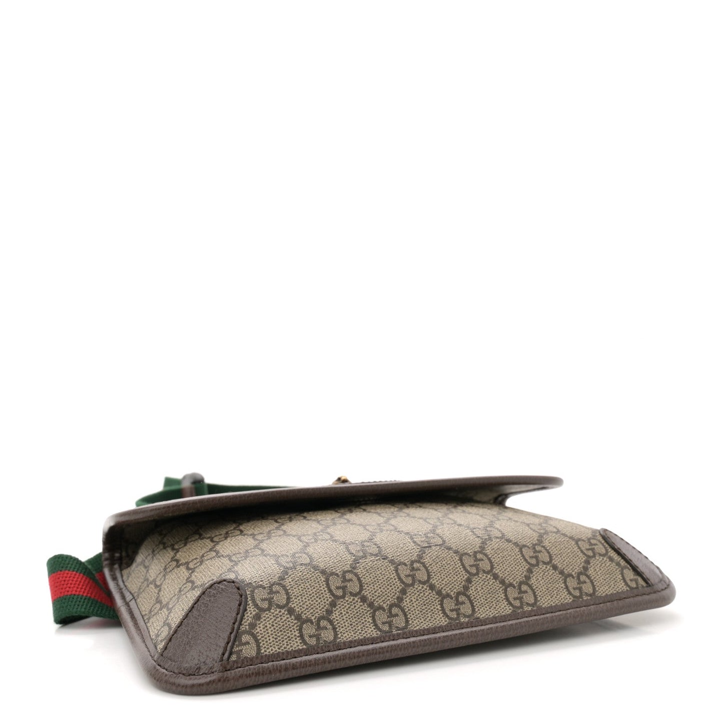 Amelia GG Supreme Monogram Neo      Web Belt Bag Brown