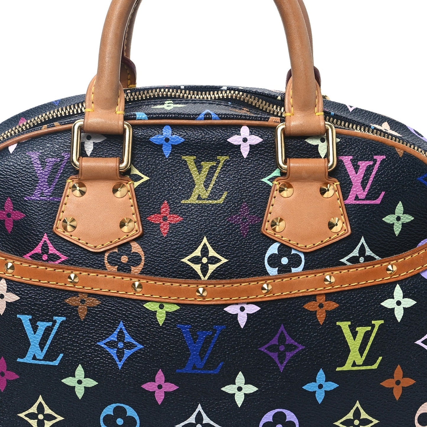 Louis Vuitton Monogram Multicolor Trouville Black