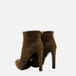 PRADA Platform Brown Size EU 35.5 Ankle Boots