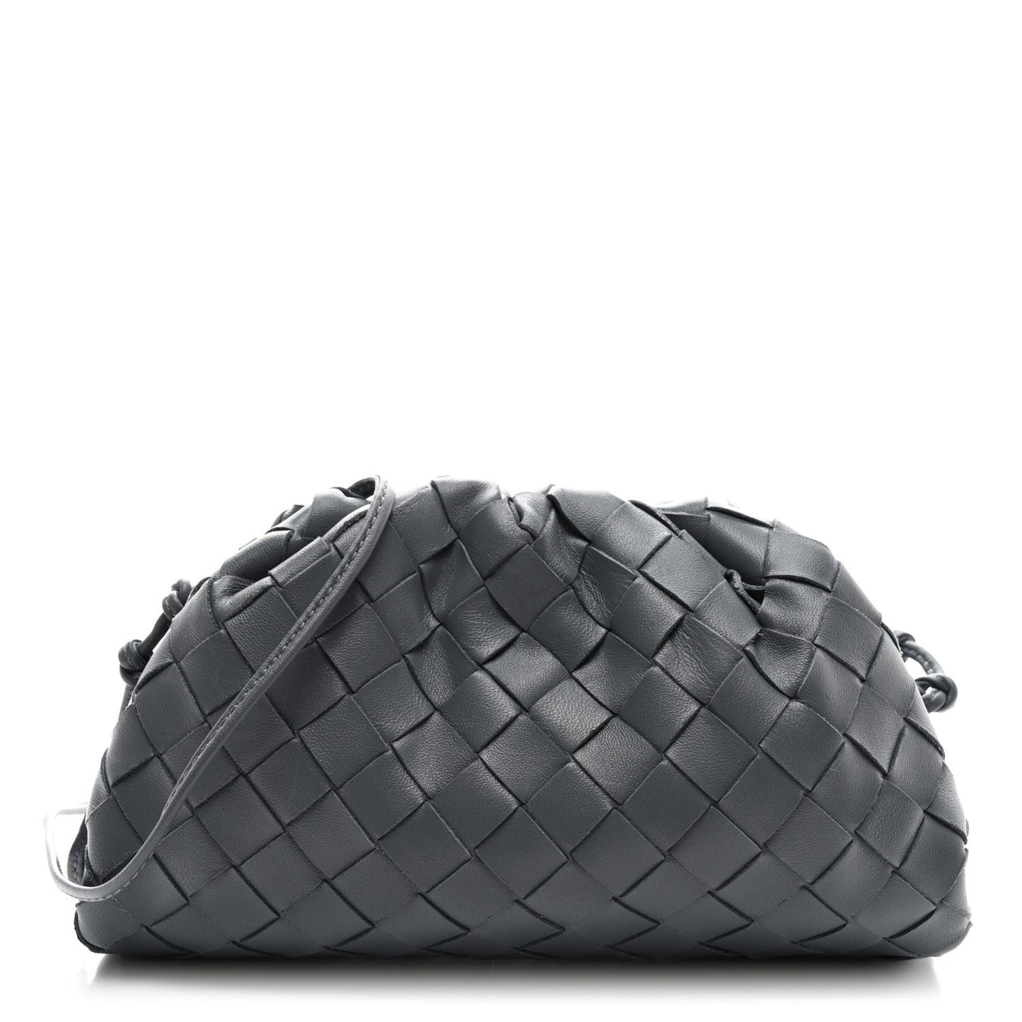 Bottega Veneta Nappa Intrecciato The Mini Pouch Thunder