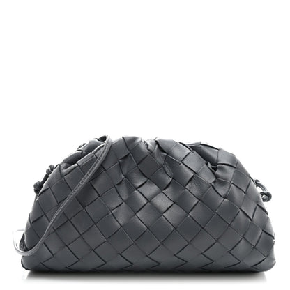 Bottega Veneta Nappa Intrecciato The Mini Pouch Thunder