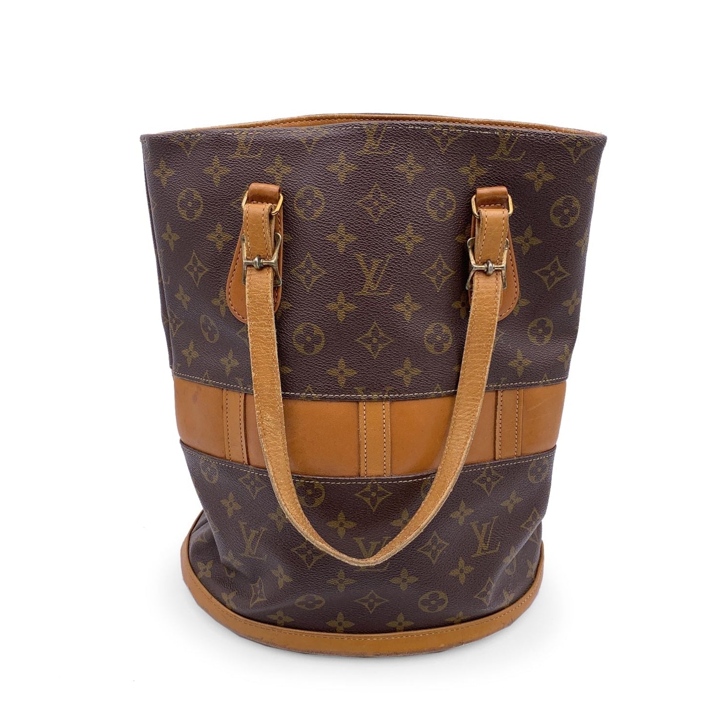 LOUIS VUITTON   French Co. Made In Usa Monogram Large Bucket Bag