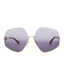 CHL - CC oe Square-Frame Metal Sunglasses
