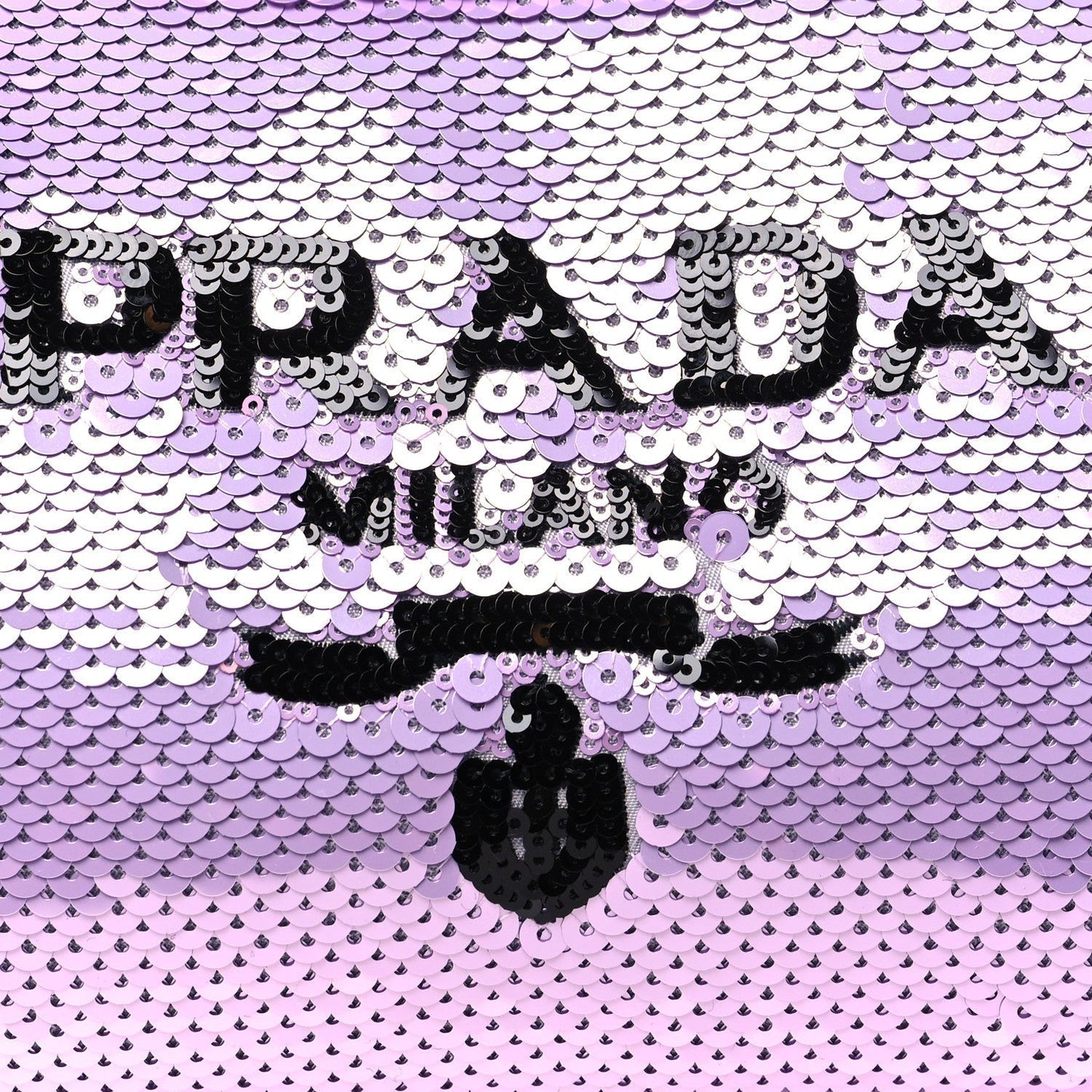 Prada Paillettes Sequin Mini Re-Edition 2000 Bag Lilium Black