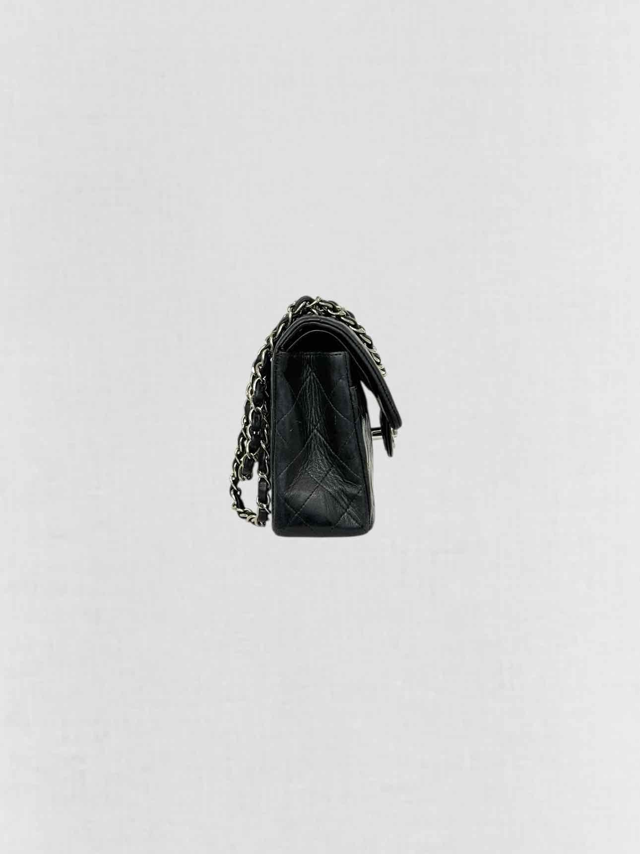 CHANEL Classic Double Flap Black Quilted Shoulder Bag