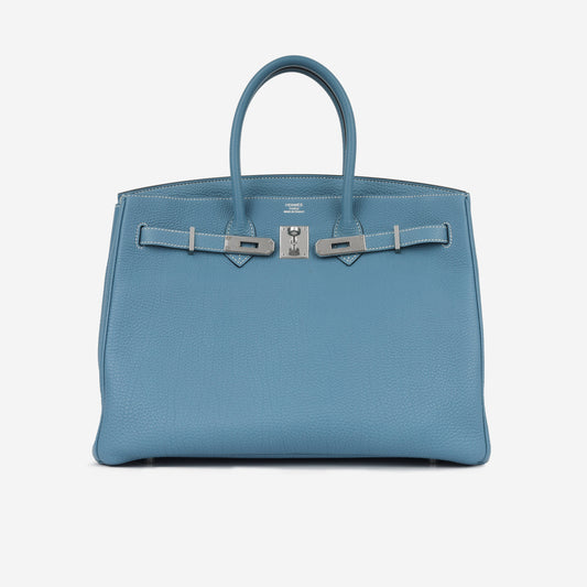 Birkin 35 - Blue Jean