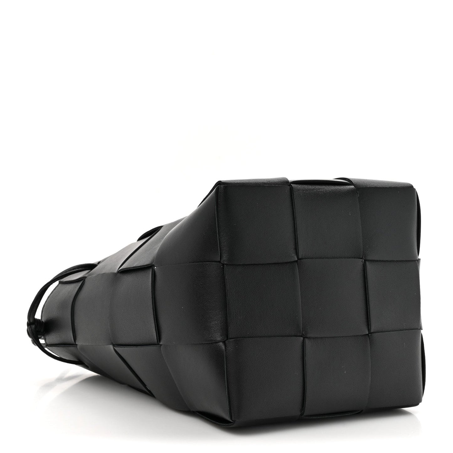 Bottega Veneta Nappa Maxi Intrecciato Cassette Bucket Bag Black