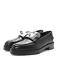 Amelia Calfskin Womens Hot Loafer 38 Black
