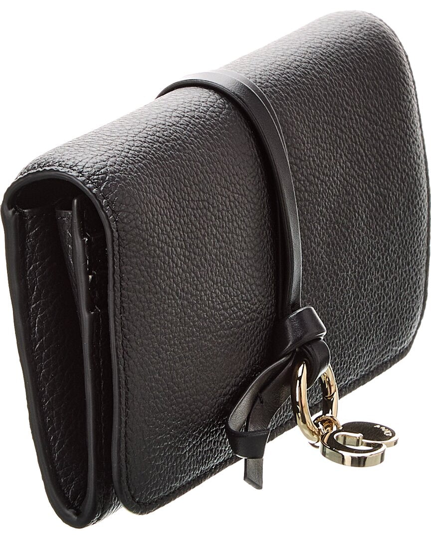 CHL - CC o? Alphabet Leather Continental Wallet