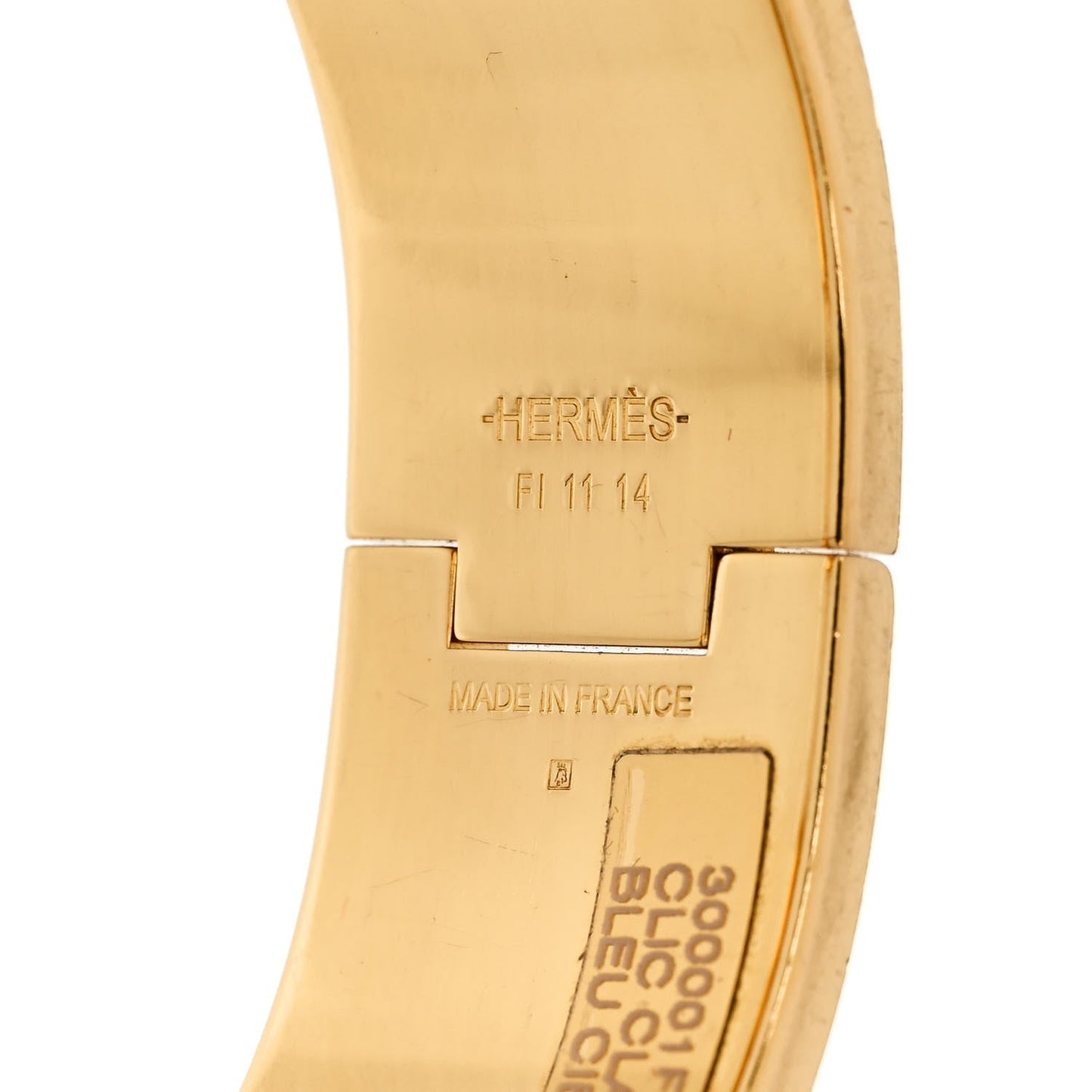 Amelia Enamel Wide Clic Clac H Bracelet PM Bleu Cielo