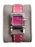 Fendi Magenta Leather 26mm Watch