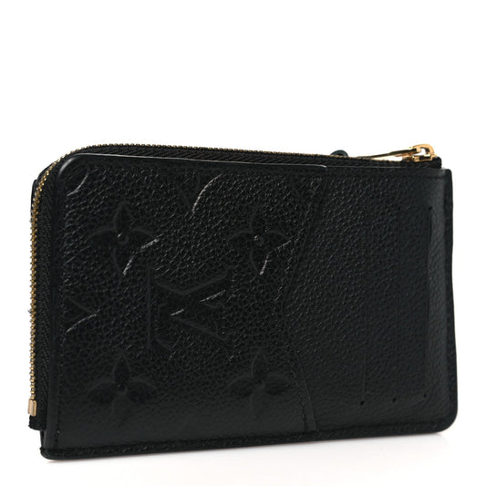 Louis Vuitton Empreinte Recto Verso Card Holder Black