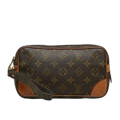 Louis Vuitton Marly Dragonne  Canvas Clutch Bag