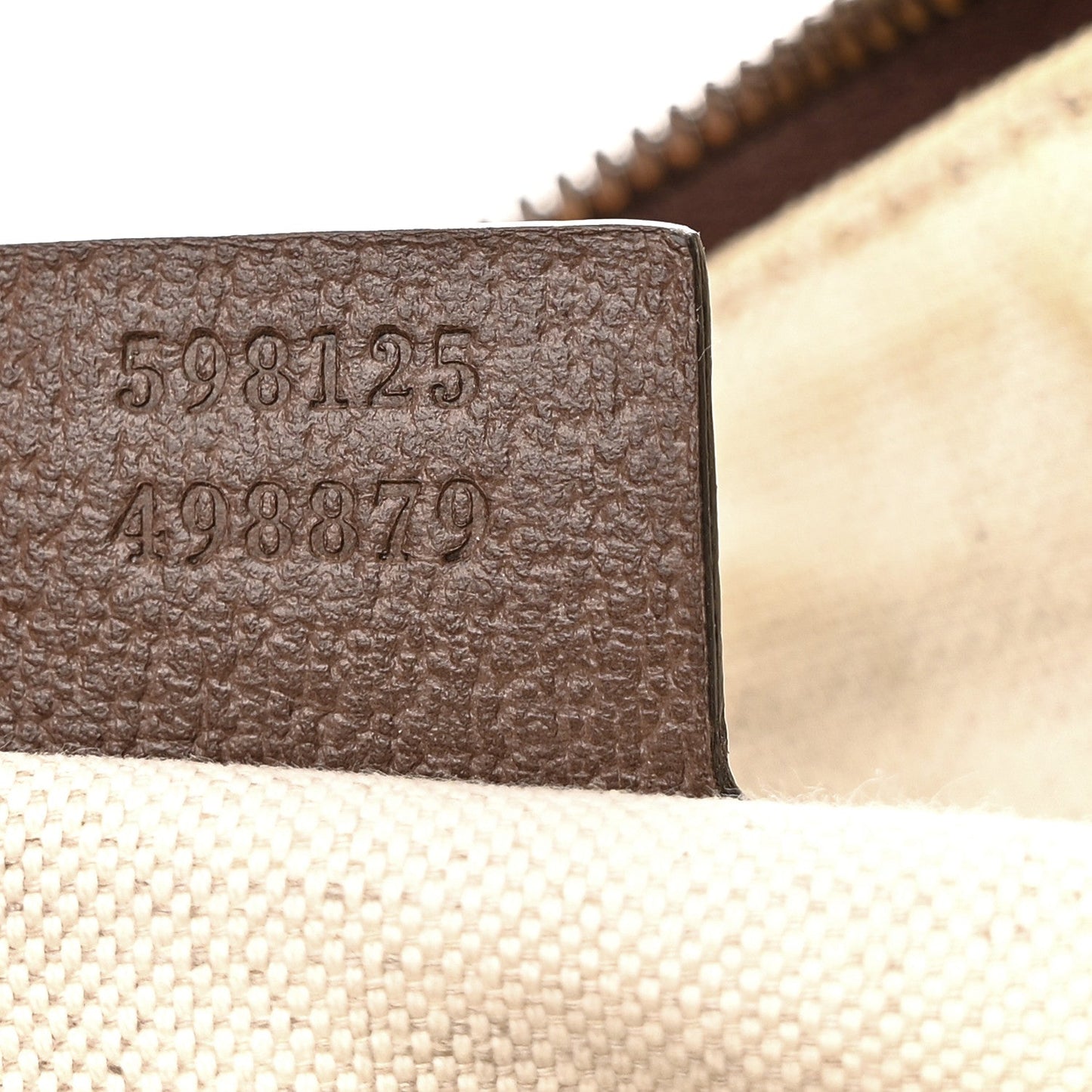 Amelia GG Supreme Monogram Web Small Ophidia Half Moon Hobo Brown