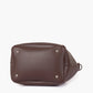 Dark brown bucket bag