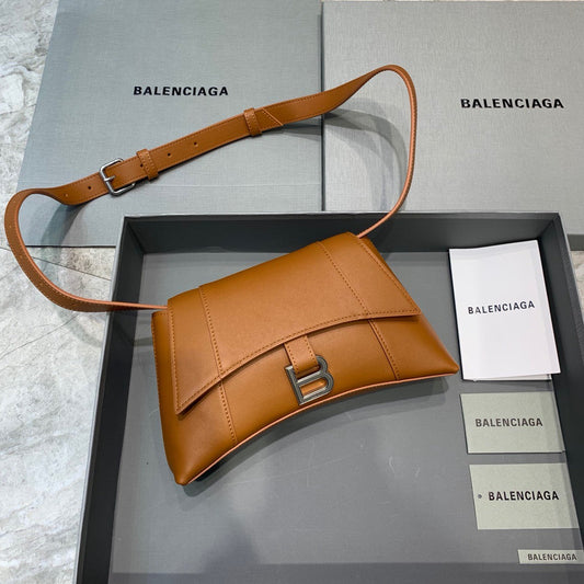 BLN-Ciaga Downtown XS Shoulder Bag In Brown, For Women,  Bags 10in/25cm