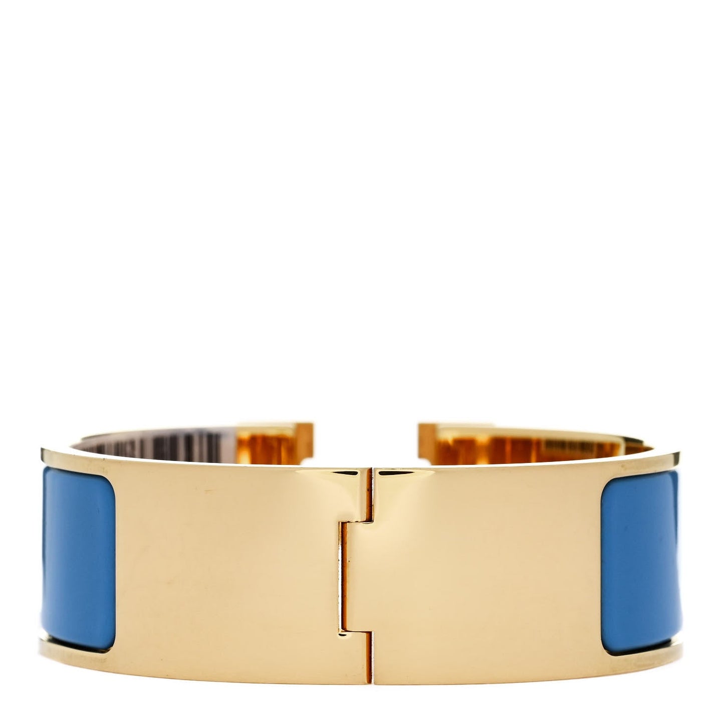 Amelia Enamel Wide Clic Clac H Bracelet PM Bleu Cielo