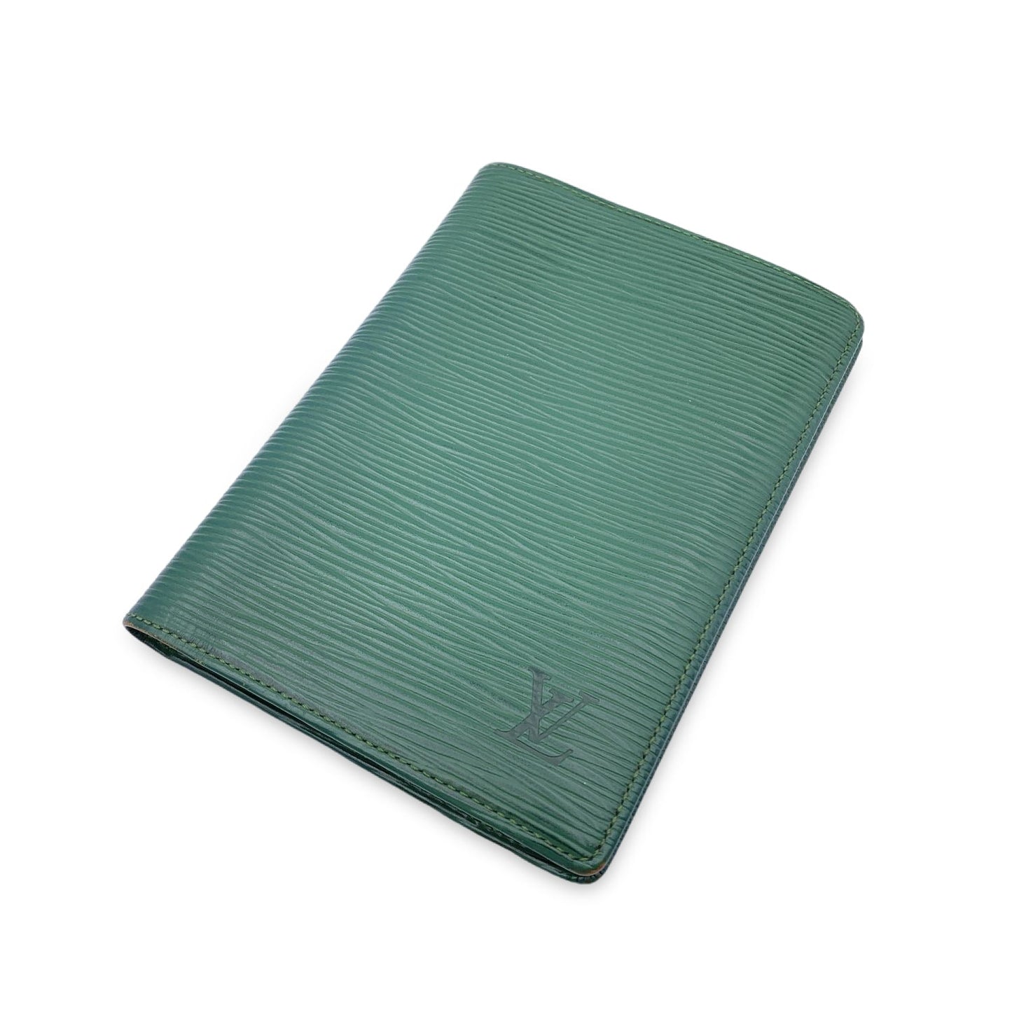 LOUIS VUITTON   Green Epi Leather Doucument Holder Wallet