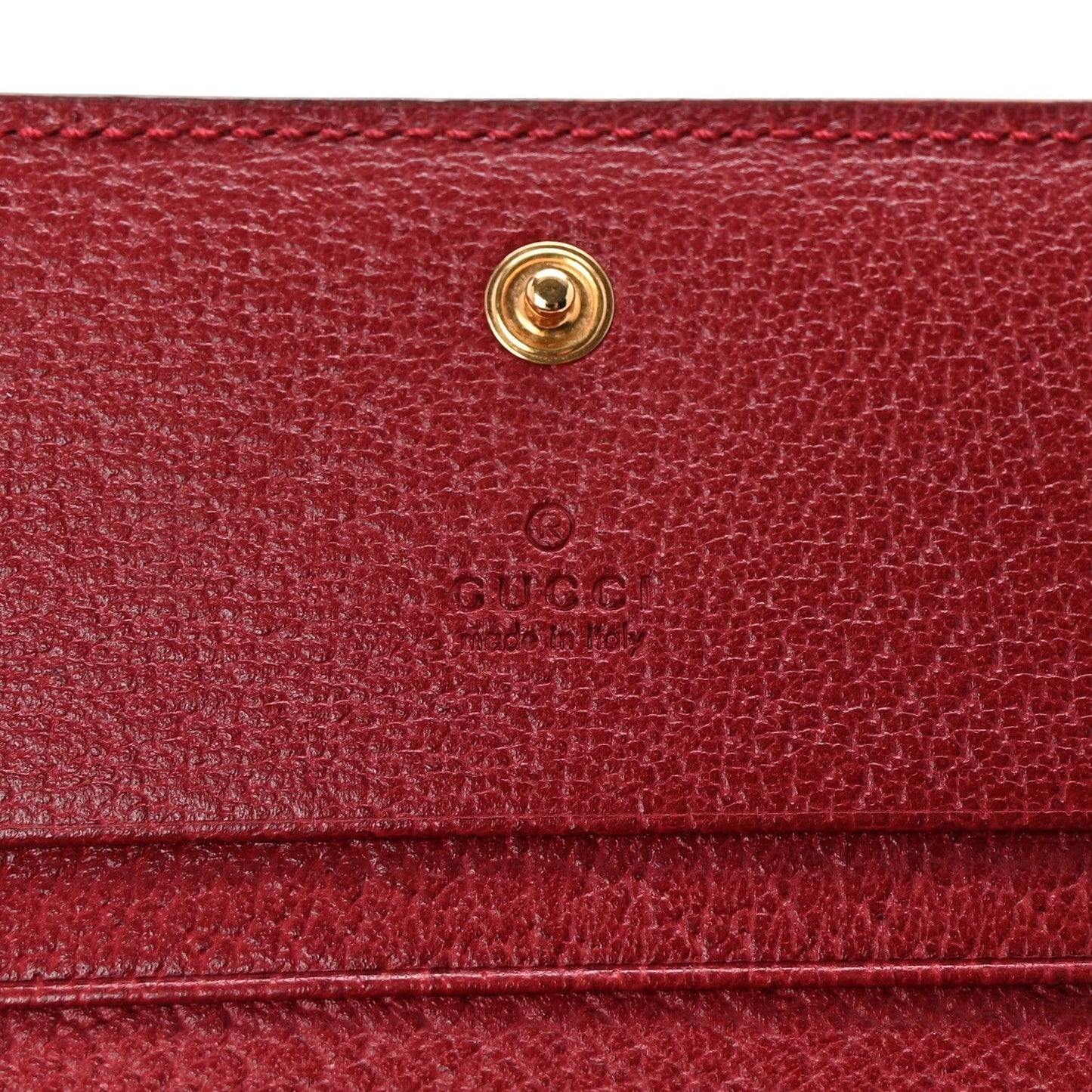 Amelia GG Supreme Monogram Flora Web Ophidia Card Case Red
