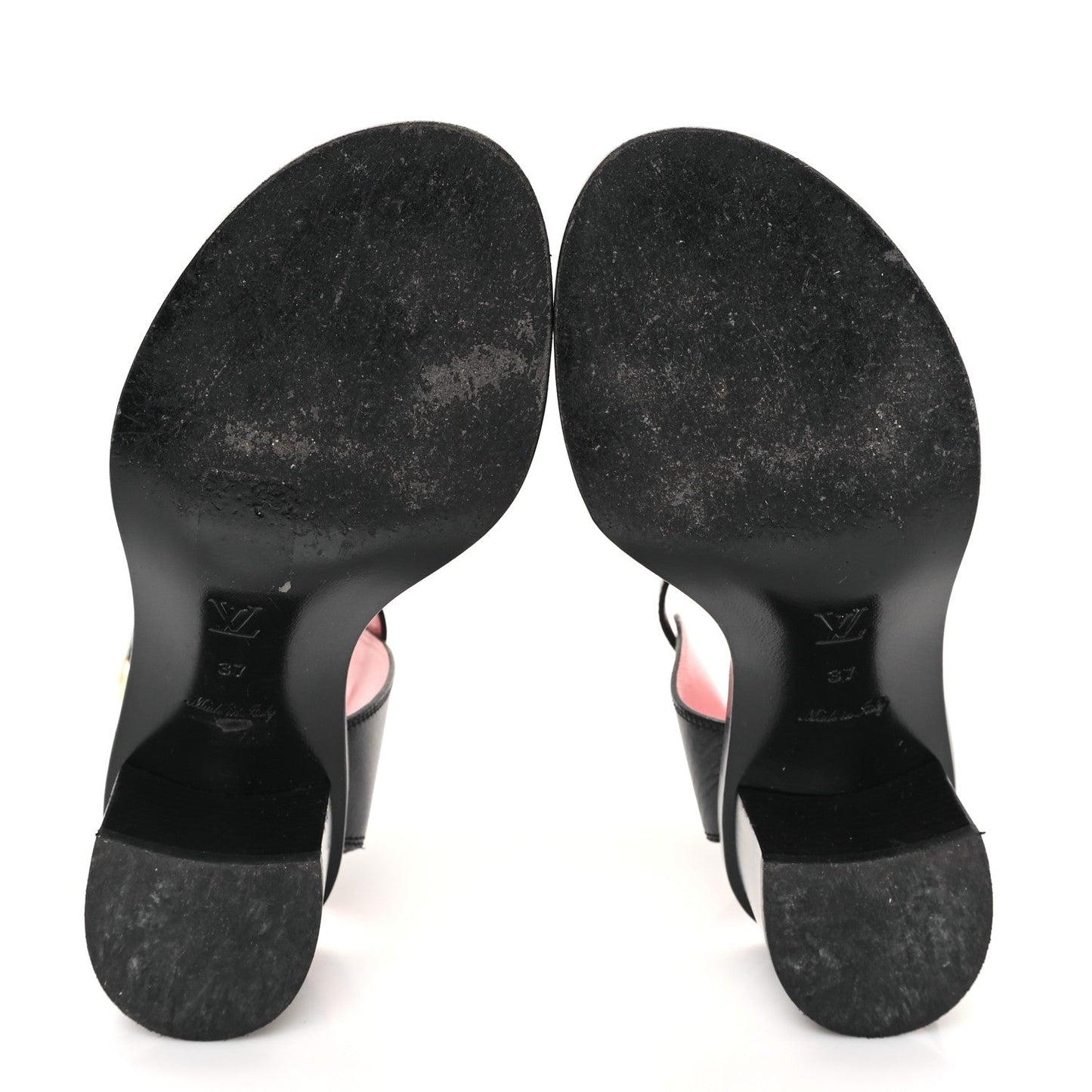 Louis Vuitton Calfskin Monogram Passenger Sandals Black