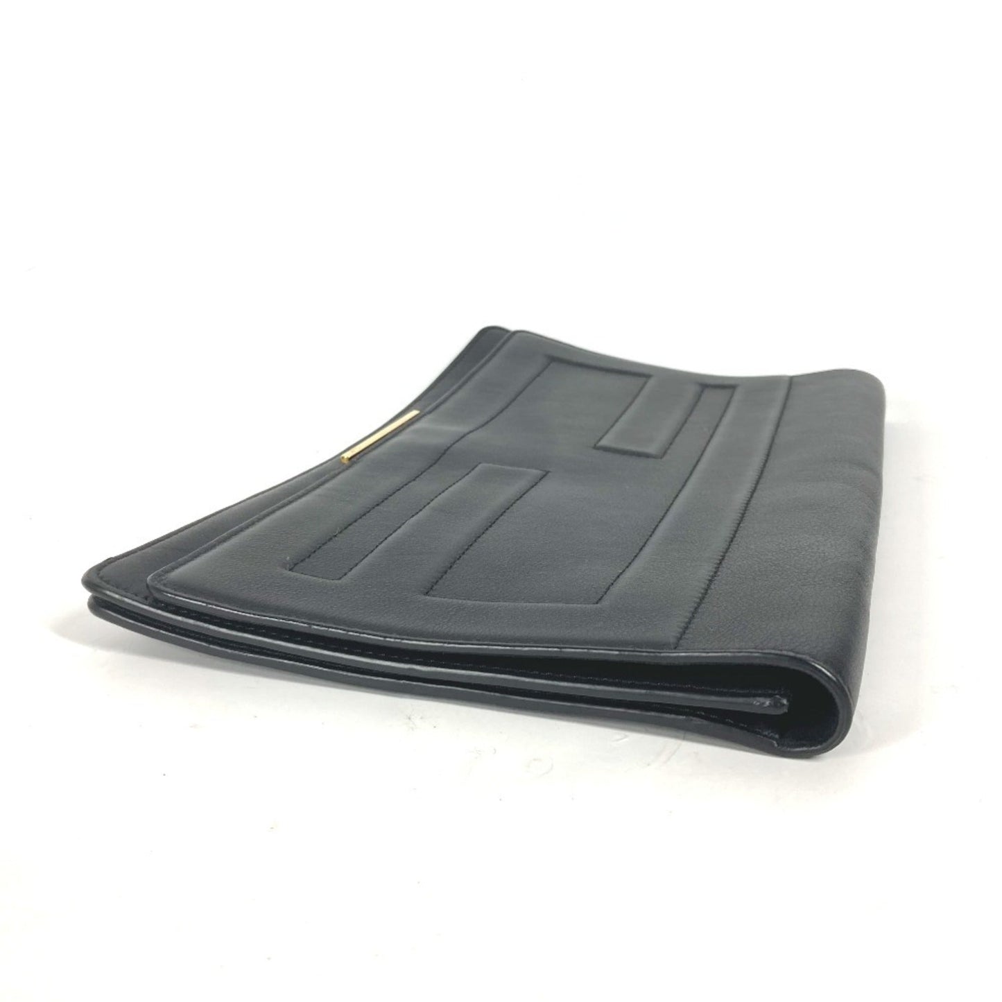 Fendi  Leather Clutch Bag Pouch (Pre-Owned)