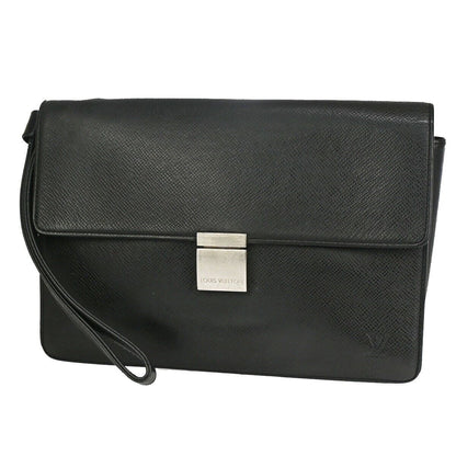 Louis Vuitton Selenga  Leather Clutch Bag