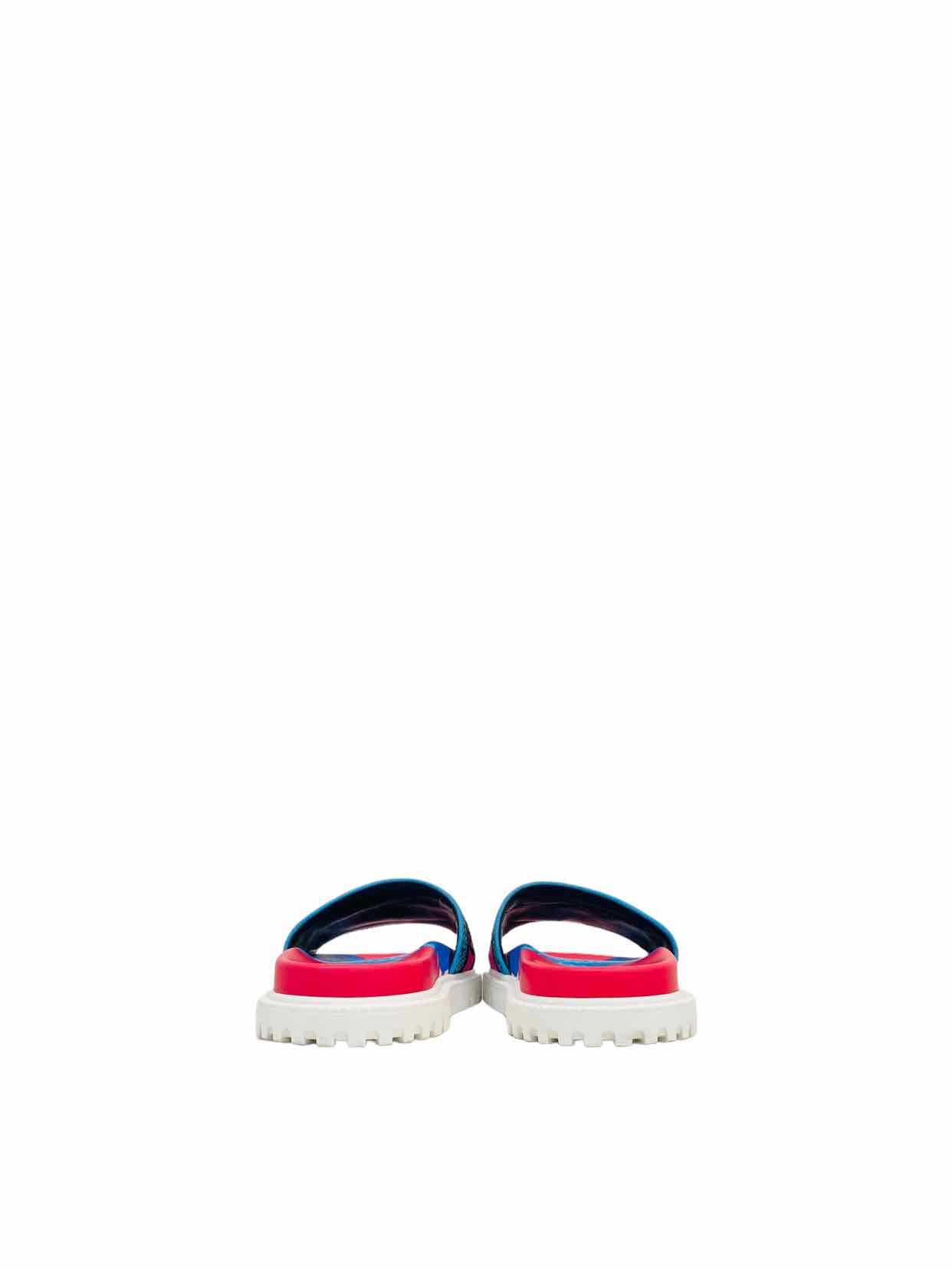 CHRISTIAN DIOR Slide Pink & Blue Size EU 38 Sandals