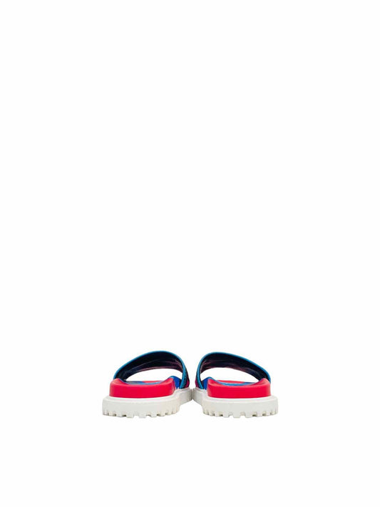 CHRISTIAN DIOR Slide Pink & Blue Size EU 38 Sandals