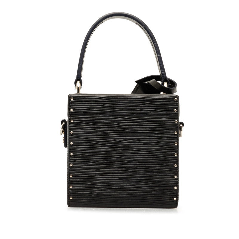 Louis Vuitton Epi Breaker Box Handbag Shoulder Bag 2WAY M52703 Noir Black Leather  Louis Vuitton