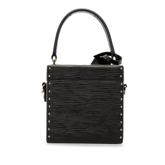 Louis Vuitton Epi Breaker Box Handbag Shoulder Bag 2WAY M52703 Noir Black Leather  Louis Vuitton
