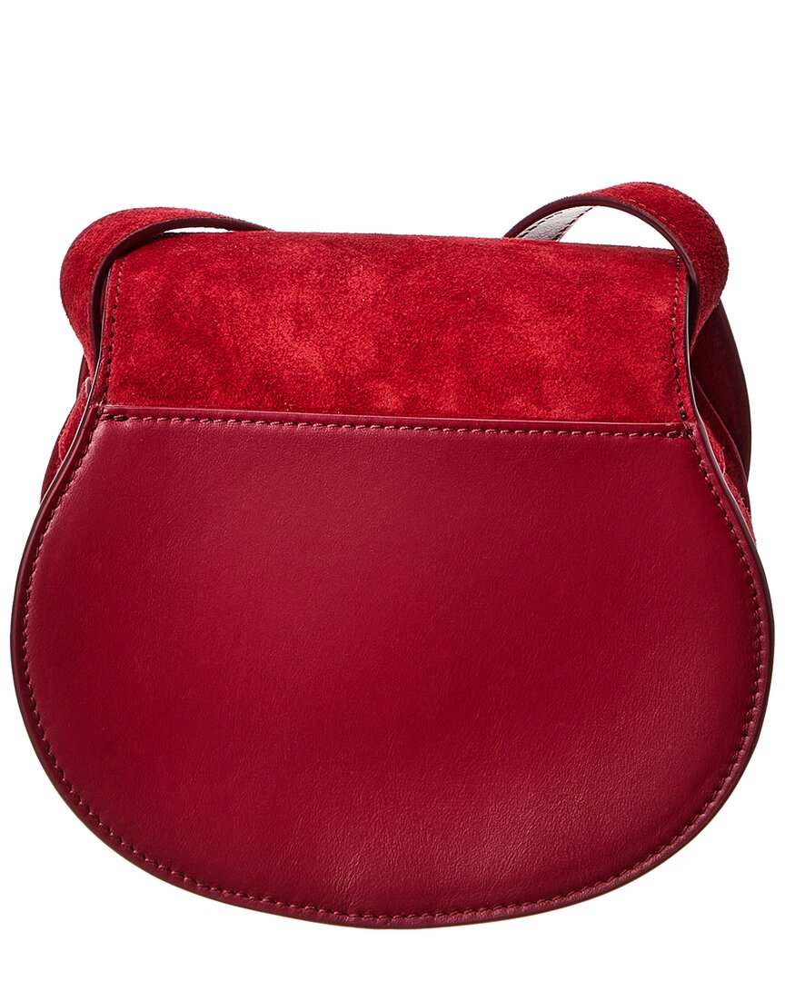 CHL - CC o? Marcie Small Suede Saddle Bag