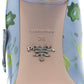 Prada Patent Floral Mary Jane 65mm Pumps 38 Blue