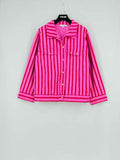 DIOR Pink & Red Striped Size 13A Jacket