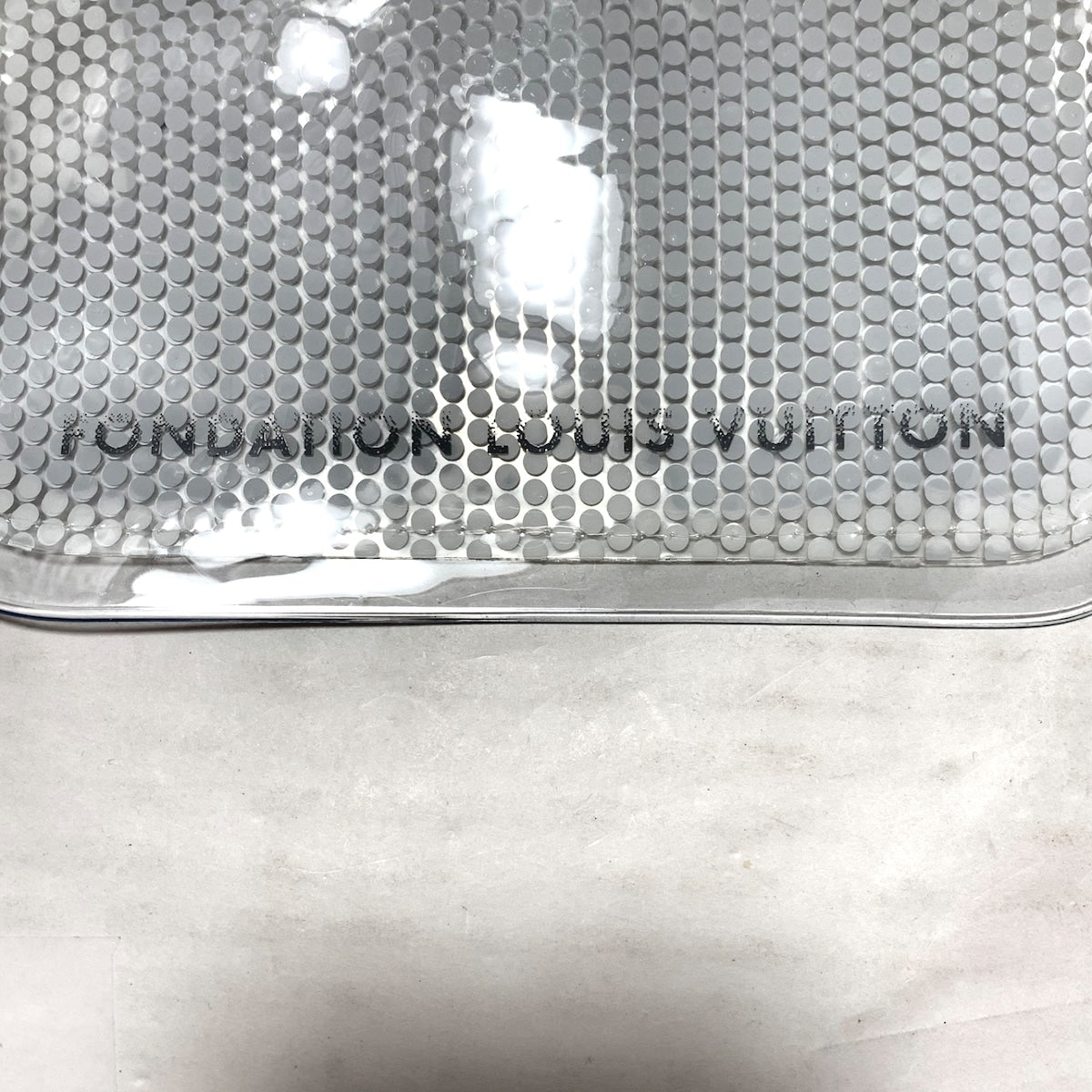 Louis Vuitton Pochette clear Plastic Clutch Bag