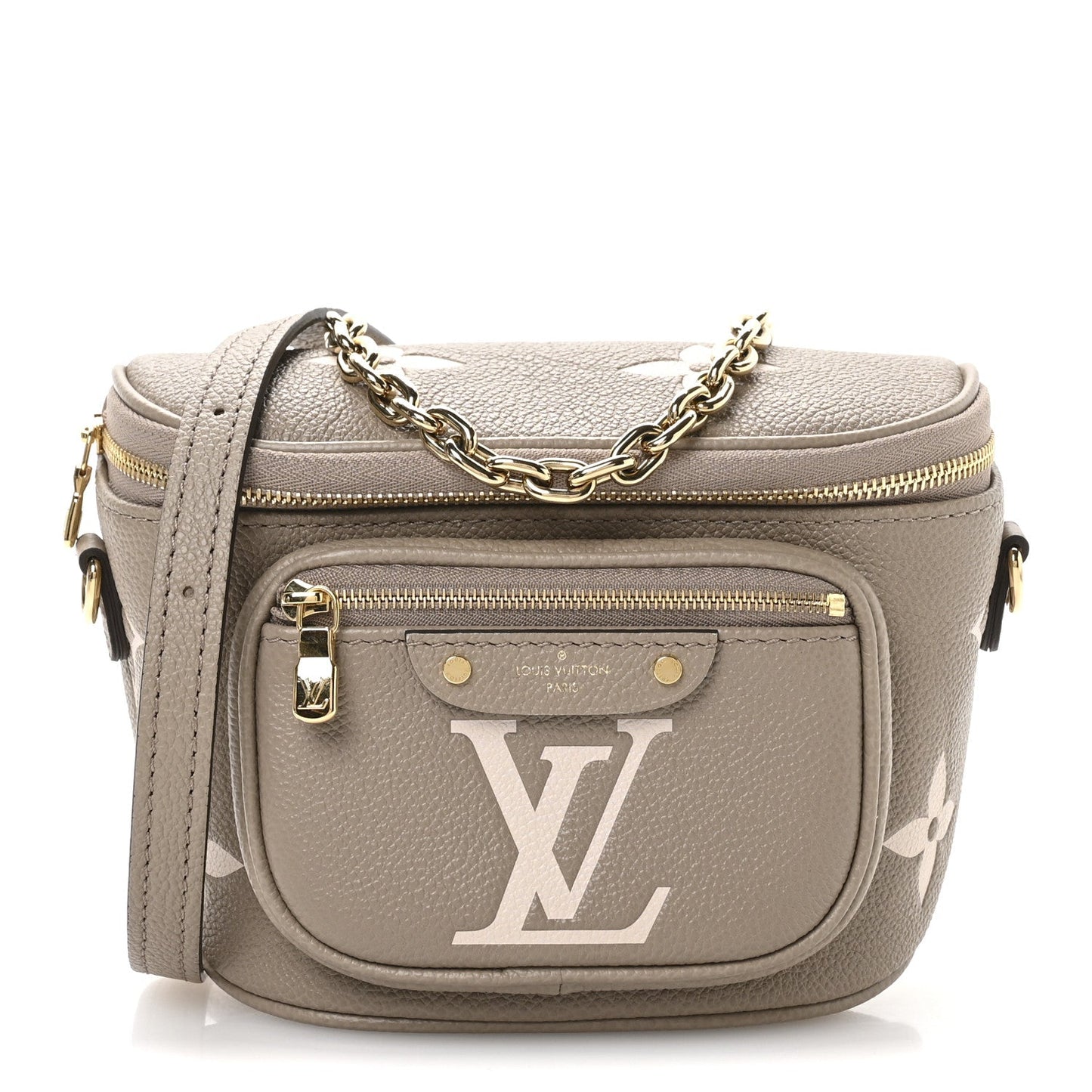 Louis Vuitton Empreinte Monogram Giant Mini Bumbag Tourterelle Cream