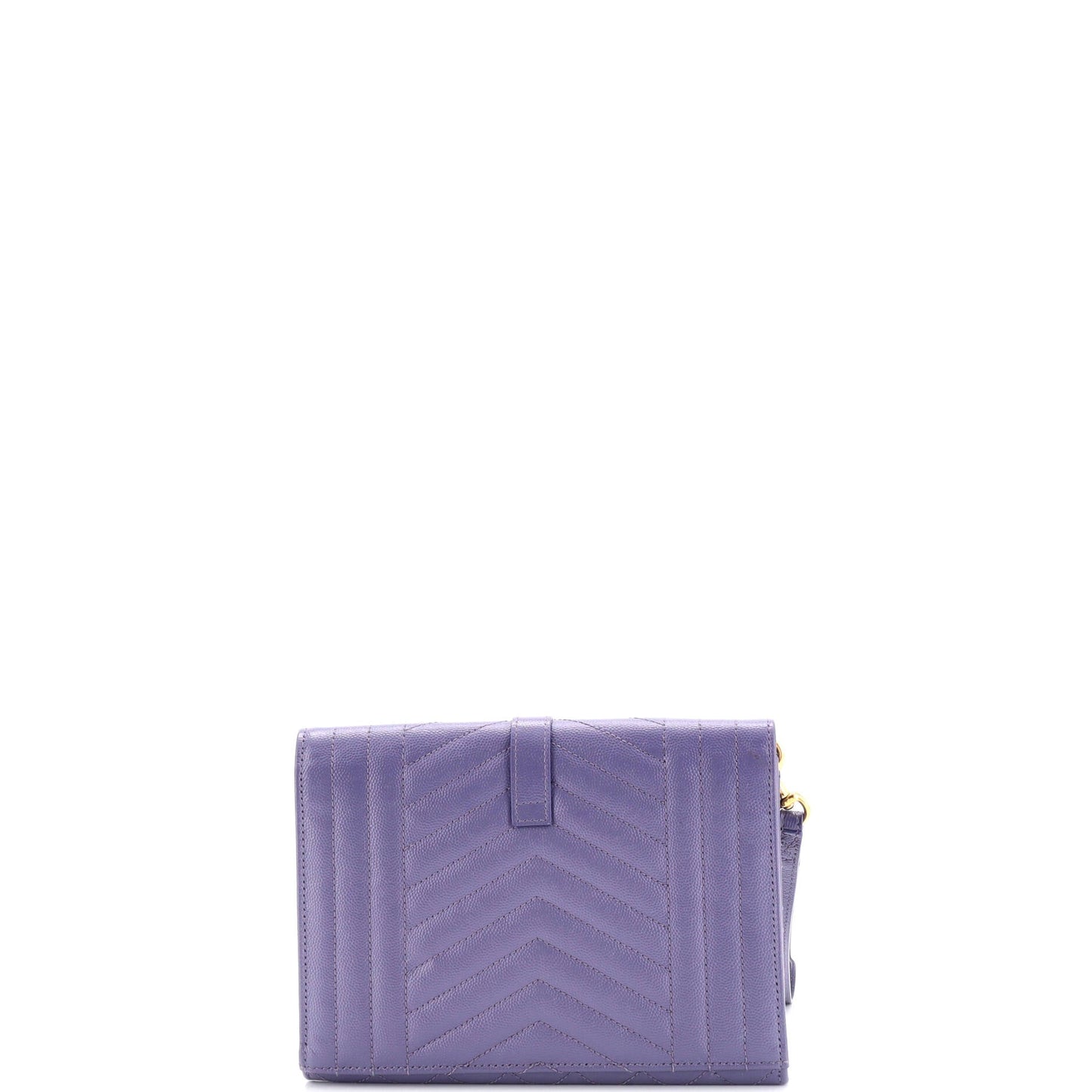 Classic Monogram Envelope Wristlet Clutch Mixed Matelasse Leather