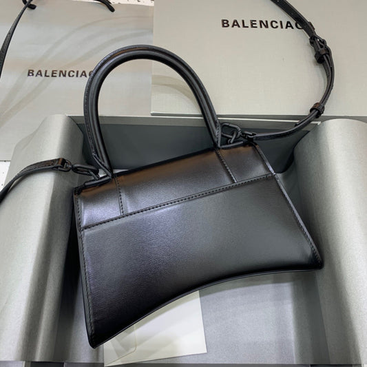 BLN-Ciaga Hourglass Small Handbag In Black, For Women,  Bags 9in/23cm