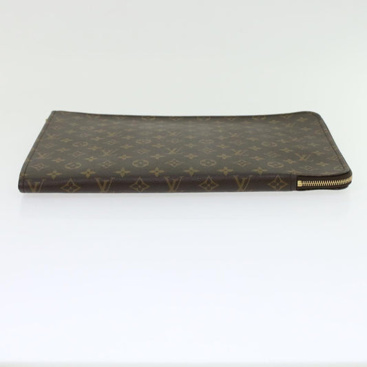 Louis Vuitton Poche Document  Canvas Clutch Bag