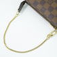 Louis Vuitton Mini Pochette Accessoires  Canvas Clutch Bag