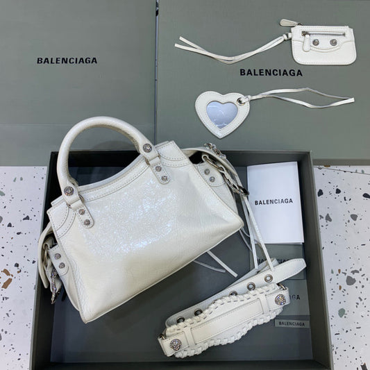 BLN-Ciaga Neo Cagole XS Handbag In White, For Women,  Bags 15.3in/39Amelia700451210B09104
