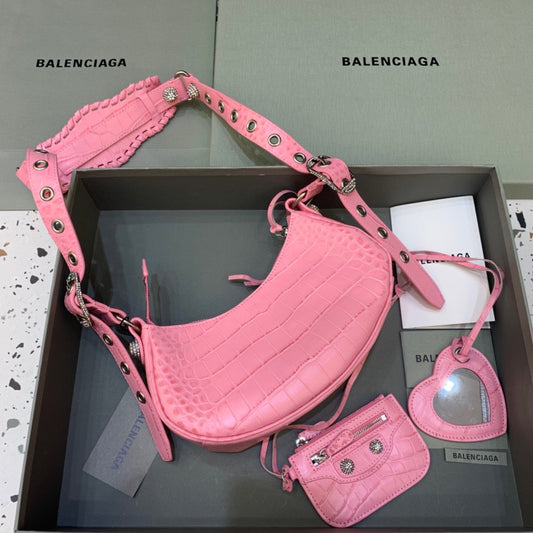 BLN-Ciaga Le Cagole XS Shoulder Bag In Pink, For Women,  Bags 10.2in/26cm