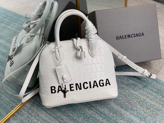 BLN-Ciaga Ville XXS Handbag In White, For Women,  Bags 8.6in/22cm