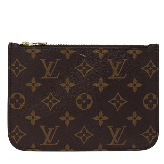 Louis Vuitton Neverfull  Canvas Clutch Bag