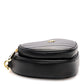 Amelia Calfskin Matelasse Diagonal Mini Interlocking G Heart Shoulder Bag Black