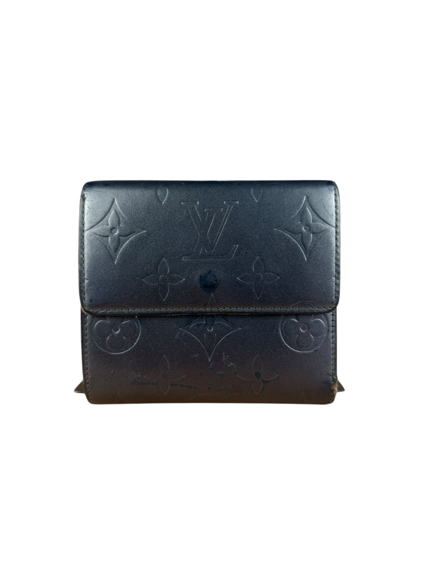 Louis Vuitton   Dark Grey Matte Vernis Wallet