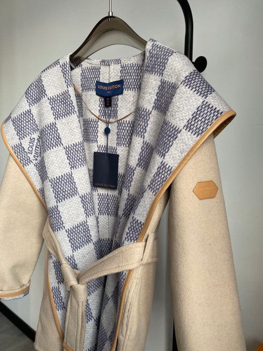 Luxury Louis Vuitton  Wrap Coat 026