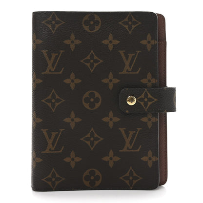 Louis Vuitton Monogram Medium Ring Agenda Cover