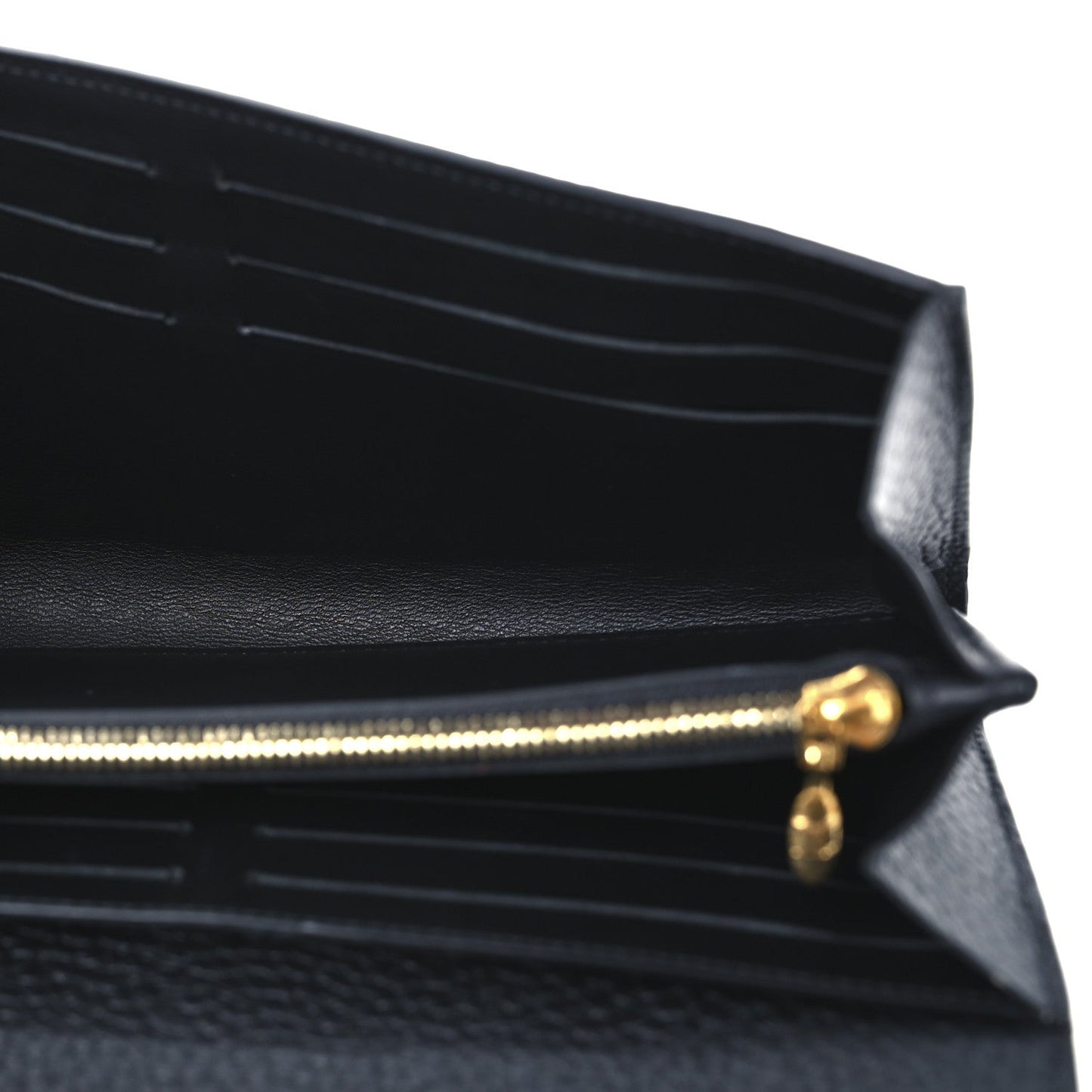 Louis Vuitton Taurillon Embellished Capucines Long Wallet Black