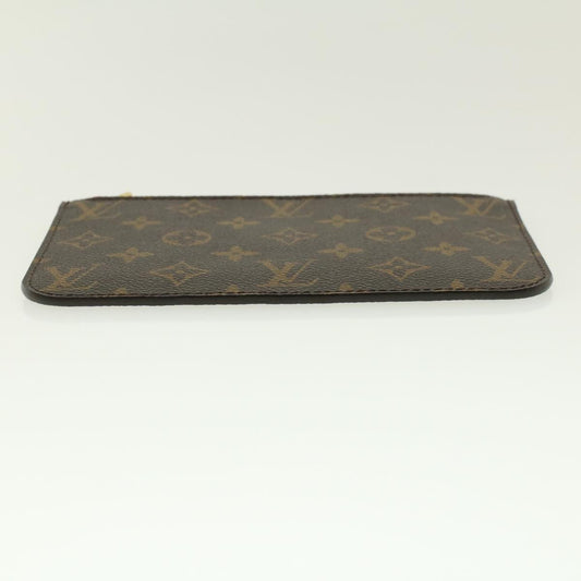 Louis Vuitton Pochette Neverfull  Canvas Clutch Bag