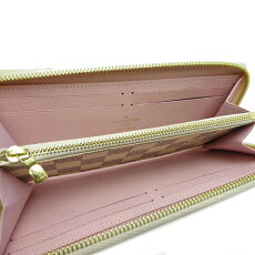 Louis Vuitton Portefeuille Clemence Damier Azur Women's Long Wallet